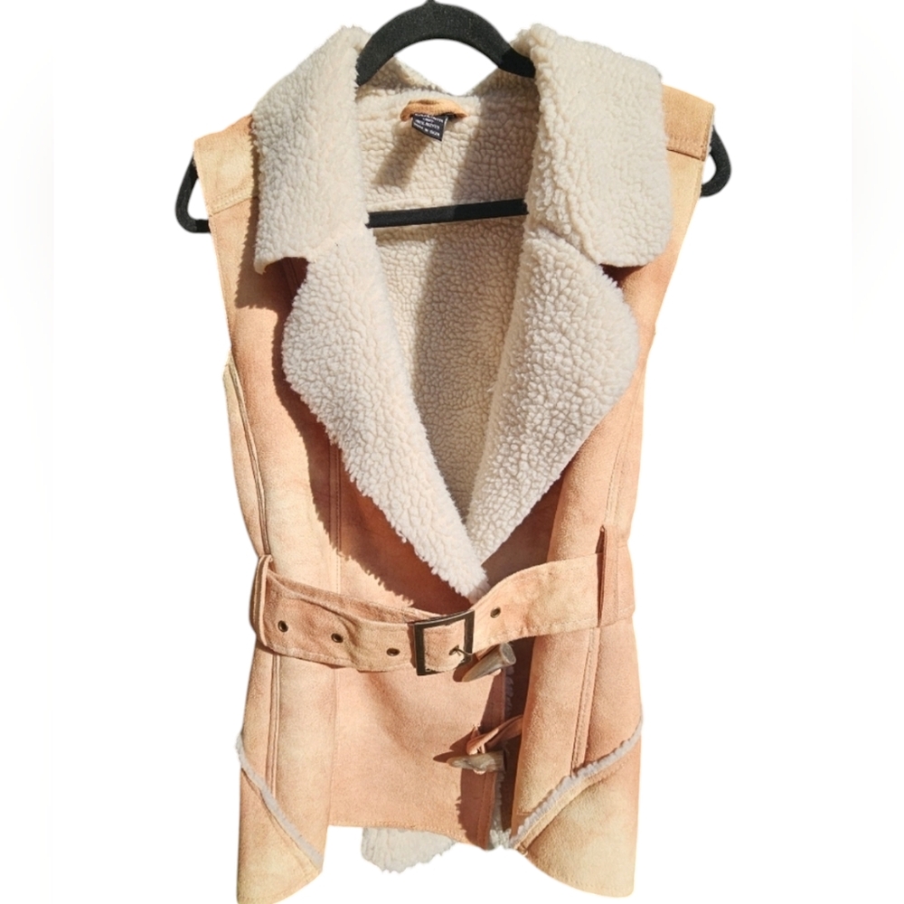 Fredericks of hollywood fuzzy festival vest